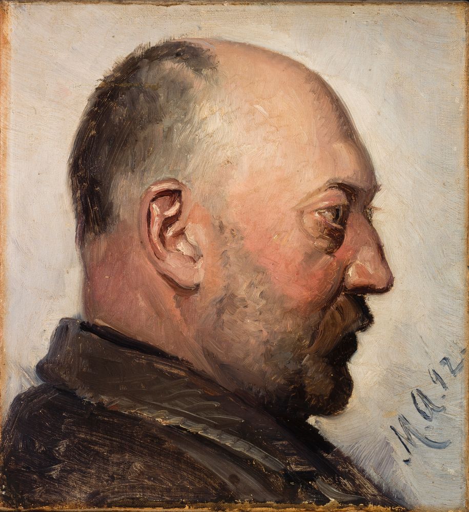 Thorvald Bindesbøll - by Michael Ancher