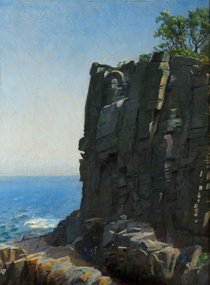 The Sanctuary Cliffs at Rø - by Michael Ancher