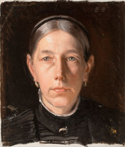 Hulda Brøndum - by Michael Ancher