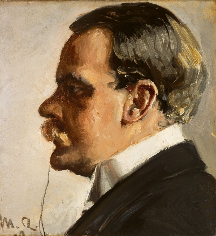 Hakon Børresen - by Michael Ancher