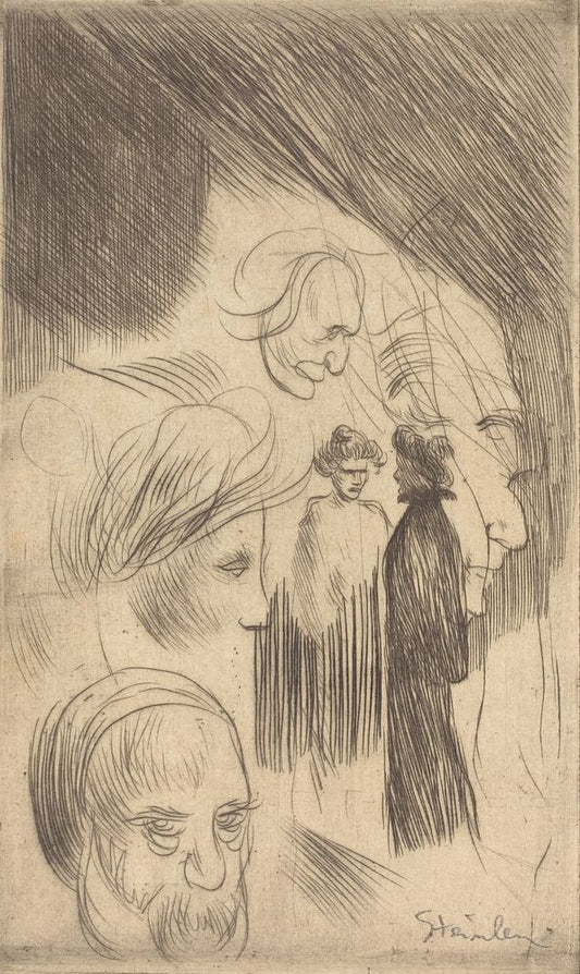 Sketch Plate - by Théophile Steinlen