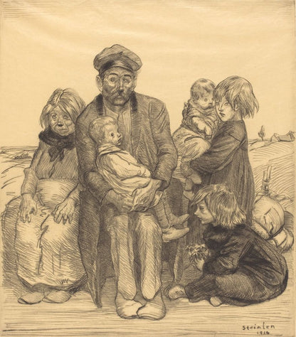 Poor People (Les pauvres gens) - by Théophile Steinlen