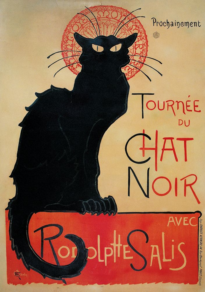 Tournée du Chat Noir - by Théophile Steinlen