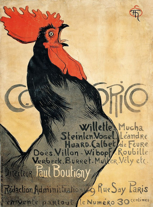 Cocorico - by Théophile Steinlen