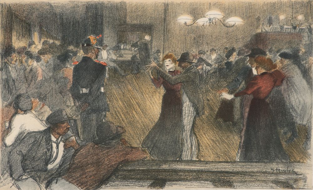 Bal de Barrière - by Théophile Steinlen