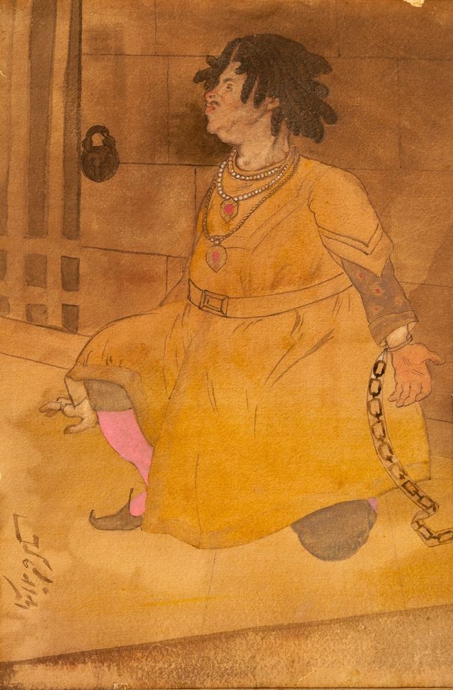 The captive hero - by Abanindranath Tagore