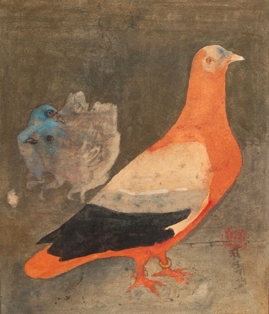 The snipes - by Abanindranath Tagore