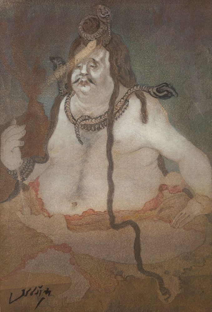 Mahadeva - by Abanindranath Tagore