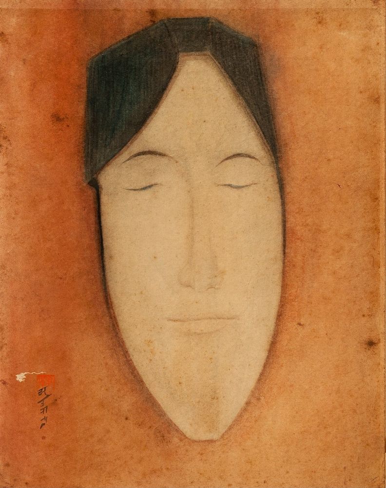 Mask - by Abanindranath Tagore