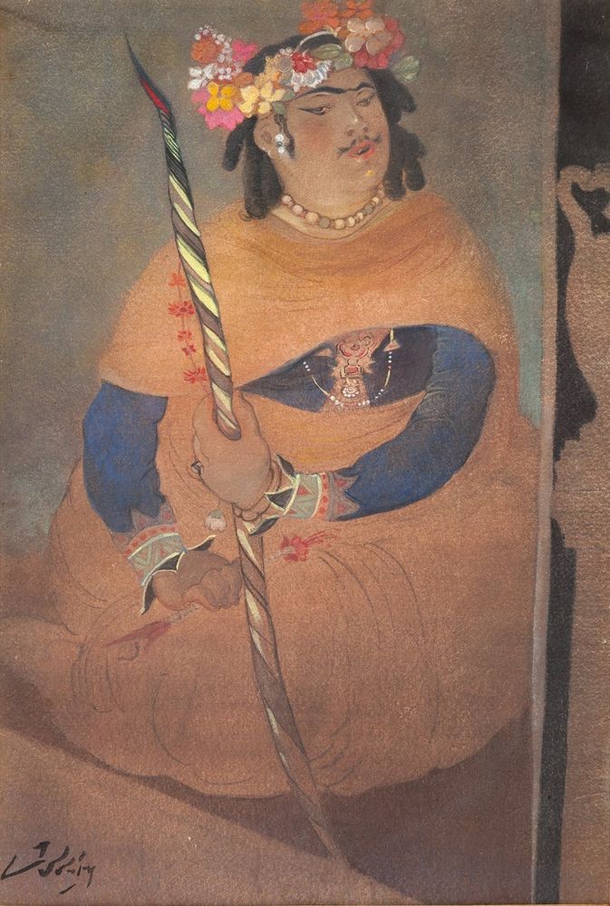 Kama, the God of love - by Abanindranath Tagore