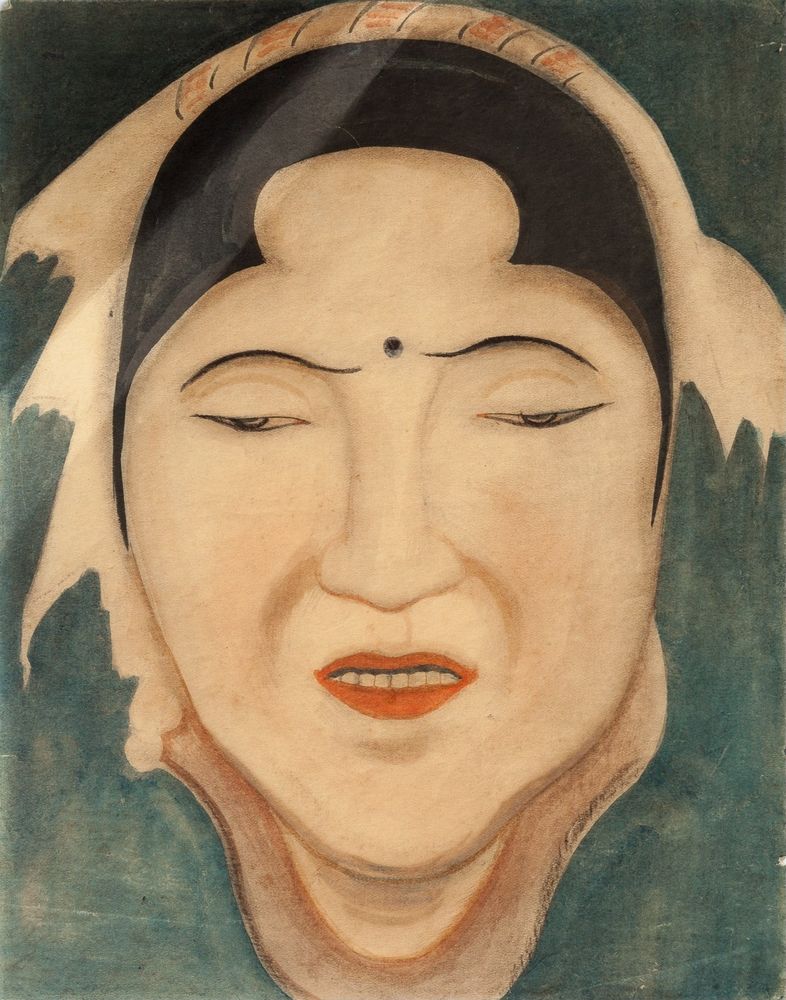 Mask - by Abanindranath Tagore