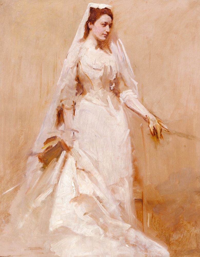 A Bride - by Abbott Handerson Thayer