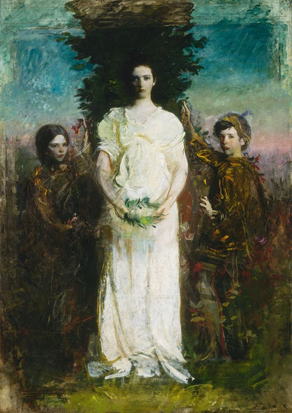 My Children (Mary, Gerald, and Gladys Thayer) - by Abbott Handerson Thayer