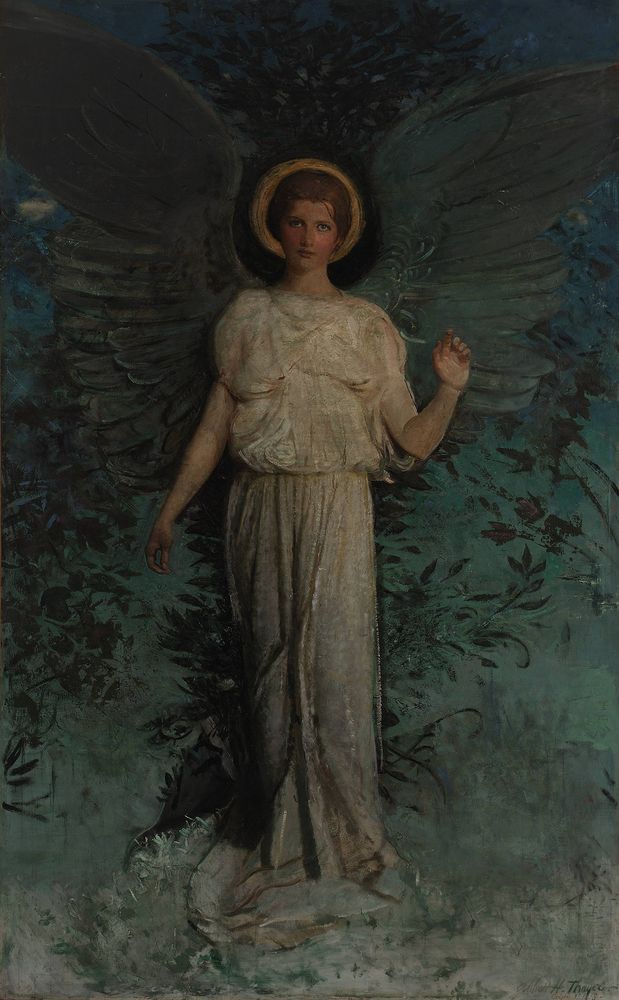 Winged Figure (The Angel) - by Abbott Handerson Thayer