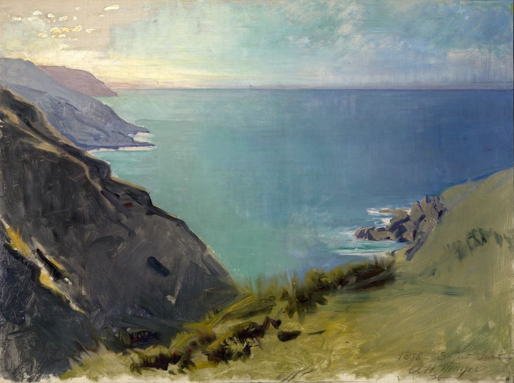 Cornish Headlands - by Abbott Handerson Thayer