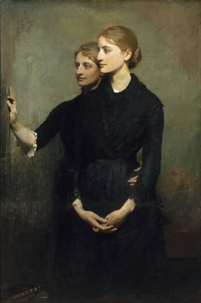 The Sisters - by Abbott Handerson Thayer