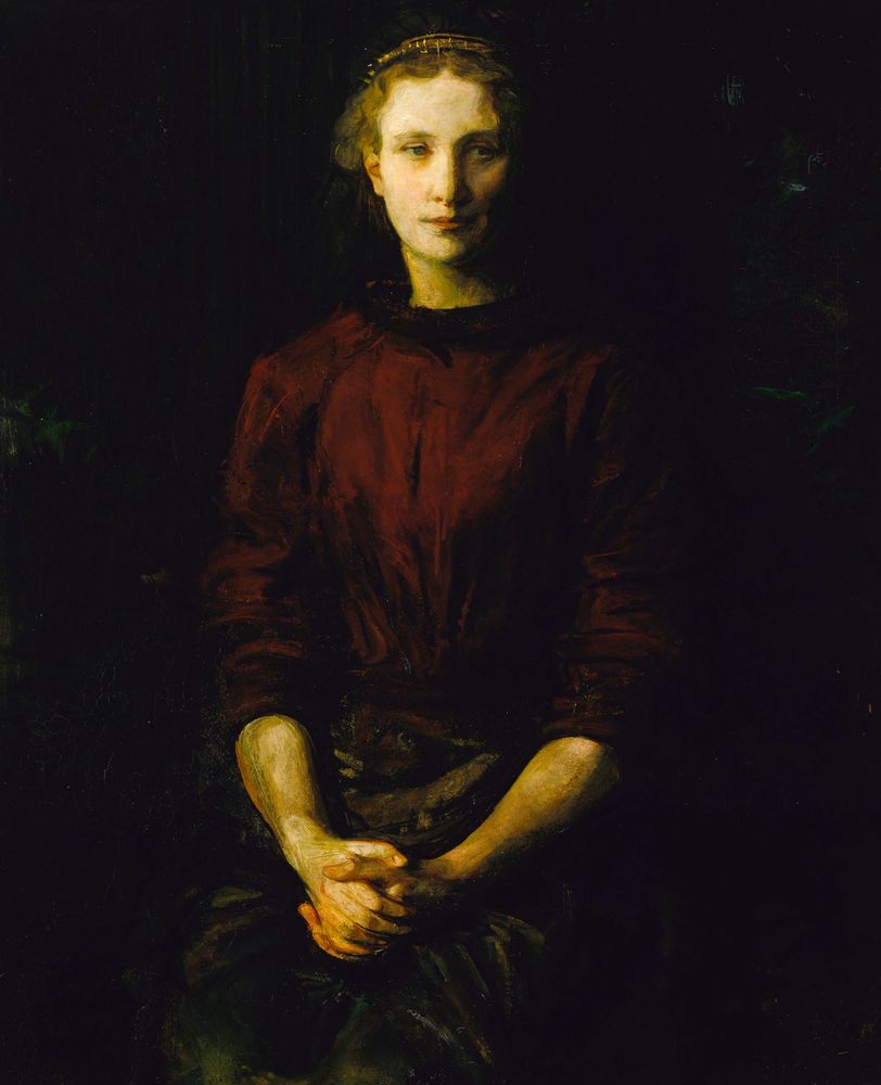 Portrait of a Lady (Mrs. William B. Cabot) - by Abbott Handerson Thayer