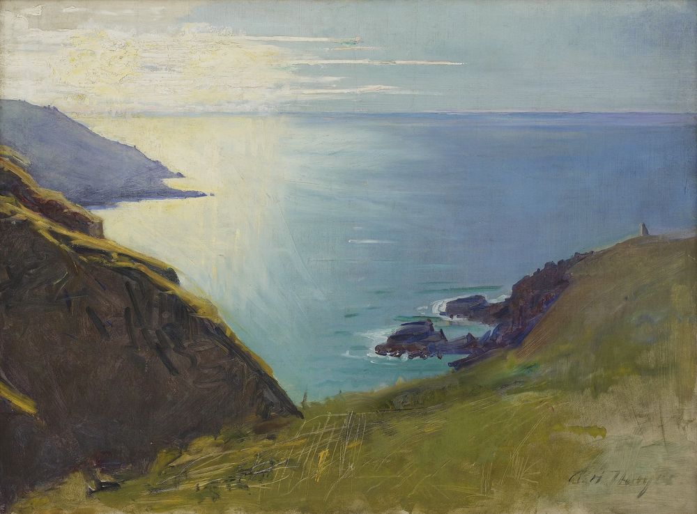 Cornish Headlands - by Abbott Handerson Thayer