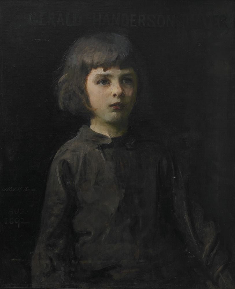 Portrait of the Artist's Son - by Abbott Handerson Thayer