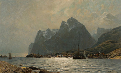 From Reine in Lofoten - by Adelsteen Normann