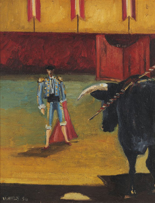 Untitled (Bull fighter) - by Adham Wanly