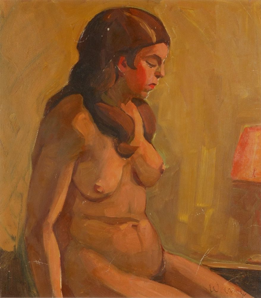 Naked Woman - by Adham Wanly