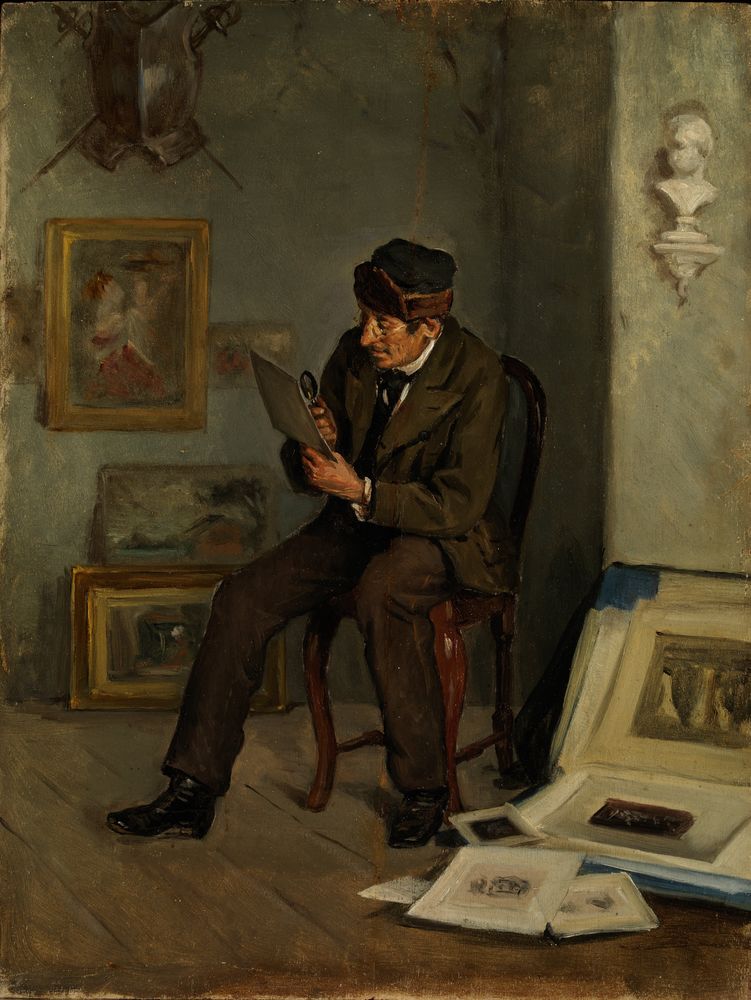 The Art Expert - by Adolf von Becker