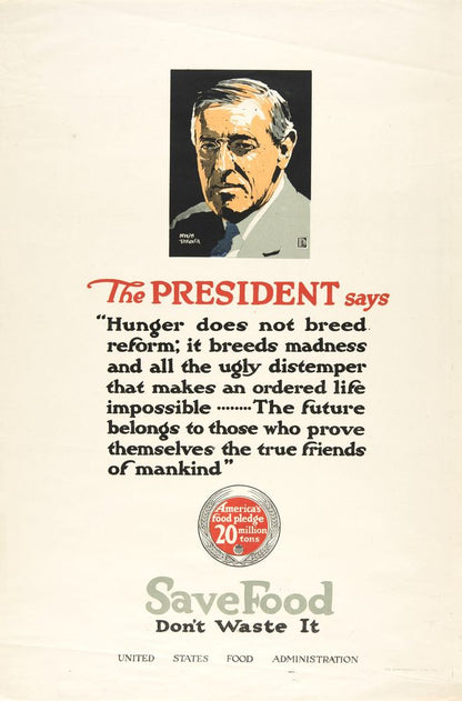 The President Says - by Adolph Treidler