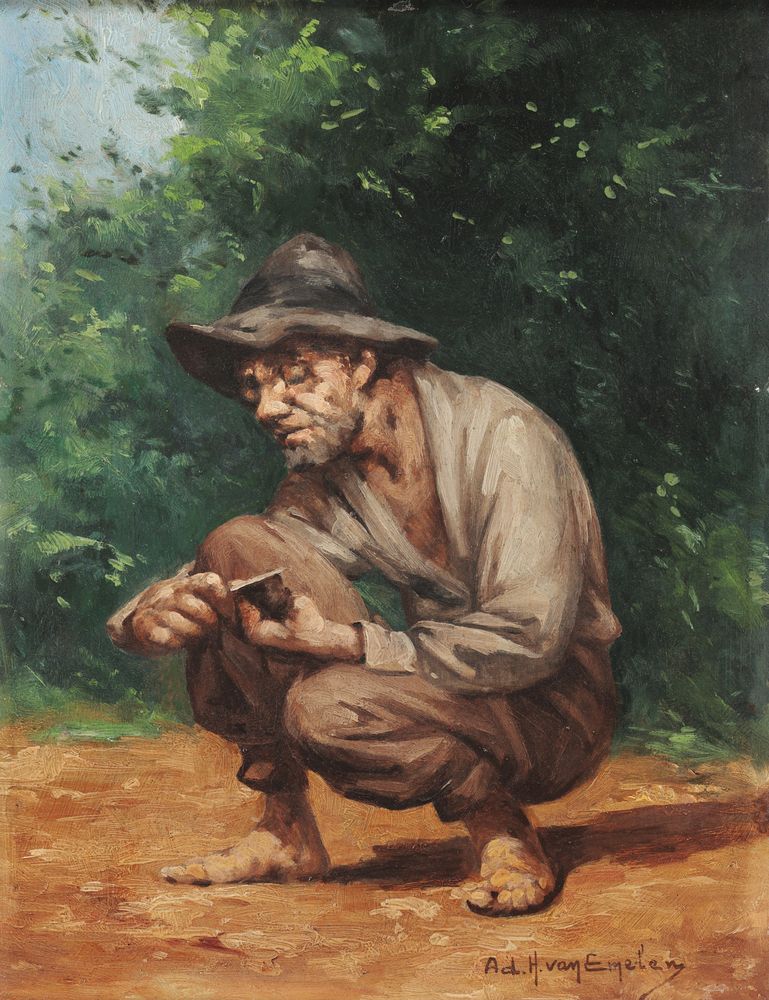 Caipira picando fumo - by Adrien Henri Vital van Emelen