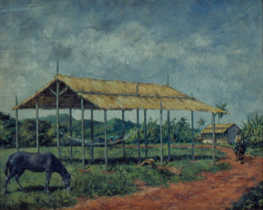 Rancho na Estrada de Sorocaba, 1830 - by Adrien Henri Vital van Emelen