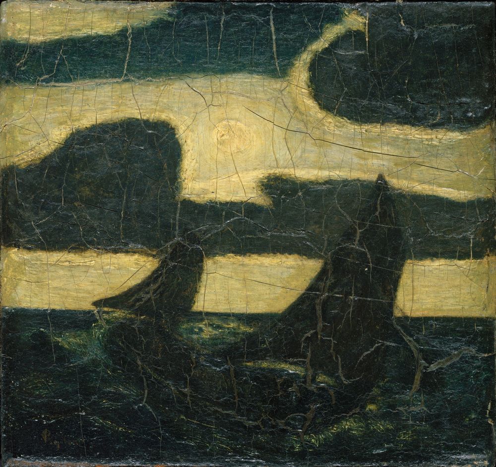 Moonlight Marine - by Albert Pinkham Ryder