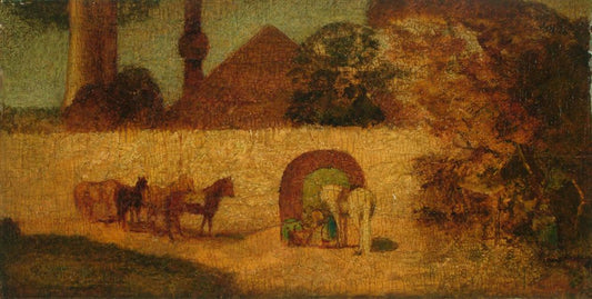 By the Tomb of the Prophet - by Albert Pinkham Ryder