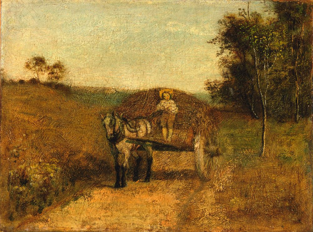 Boy Driving a Wagon - by Albert Pinkham Ryder