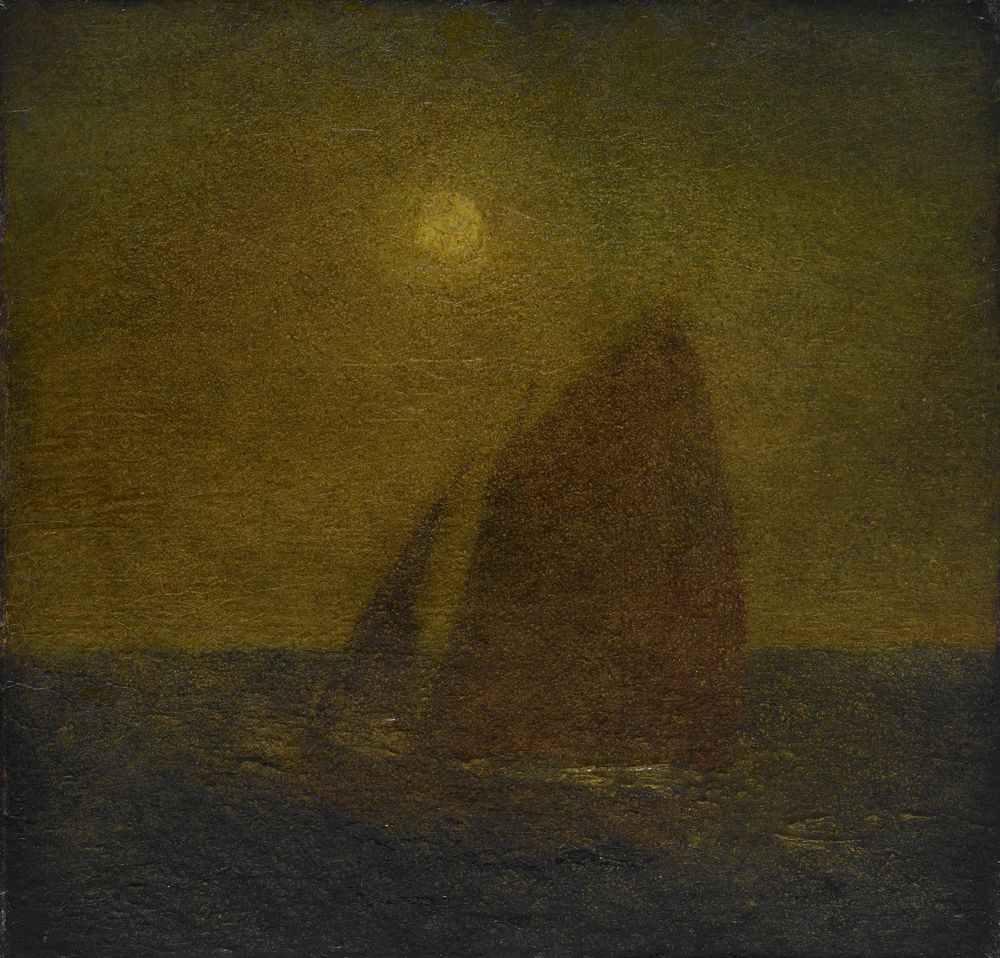 Misty Moonlight - by Albert Pinkham Ryder