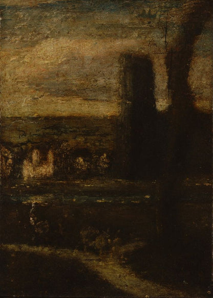 The Monastery - by Albert Pinkham Ryder