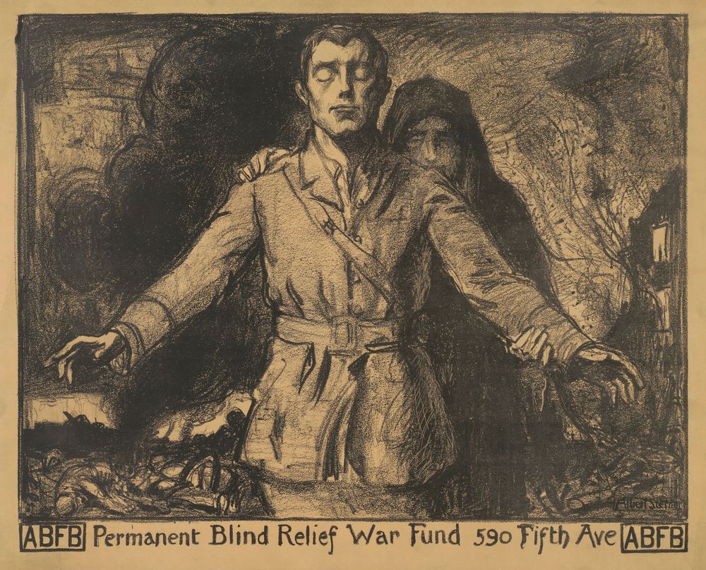 ABFB Permanent Blind Relief War Fund 590 Fifth Ave - by Albert Sterner