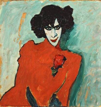 Portrait of the Dancer Aleksandr Sakharov - by Alexej von Jawlensky