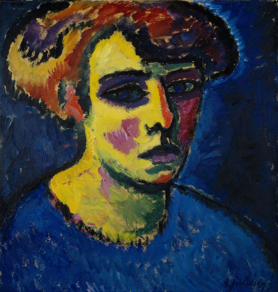 Head of a Woman - by Alexej von Jawlensky