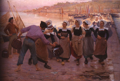 Les Sardinières de Concarneau - by Alfred Guillou