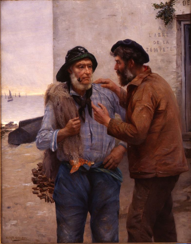 A l'abri de la tempête - by Alfred Guillou