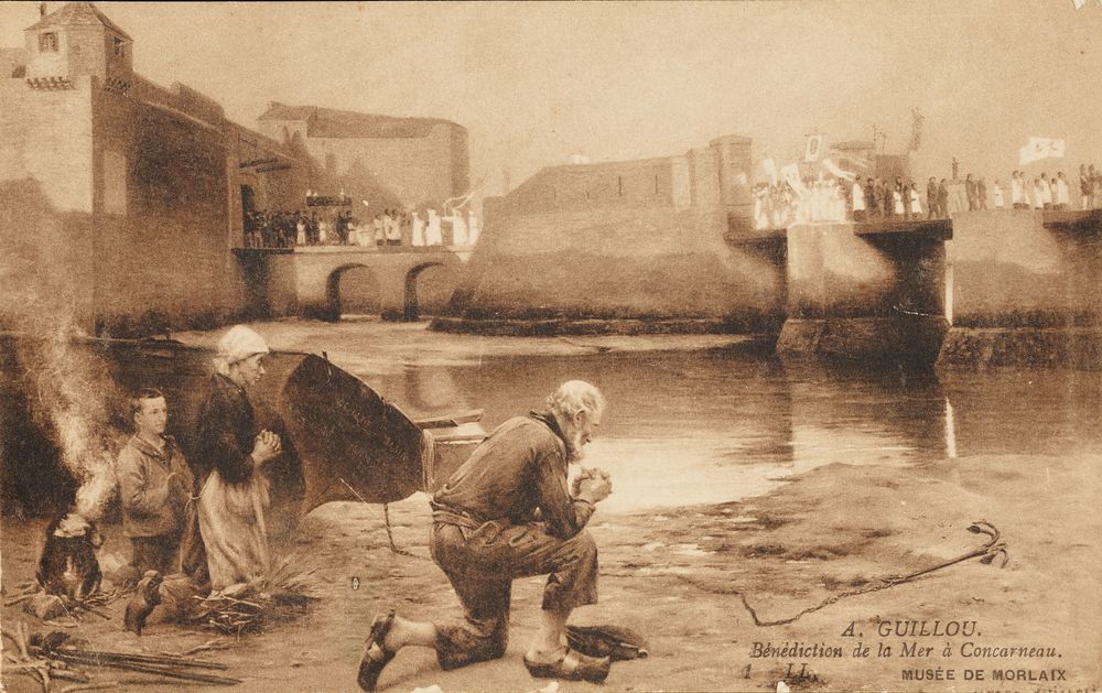 Bénédiction de la Mer à Concarneau - by Alfred Guillou