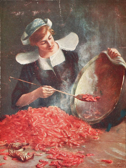 Cuisson de la Pêche Die gesottenen Fische Cooking of the fishing - by Alfred Guillou