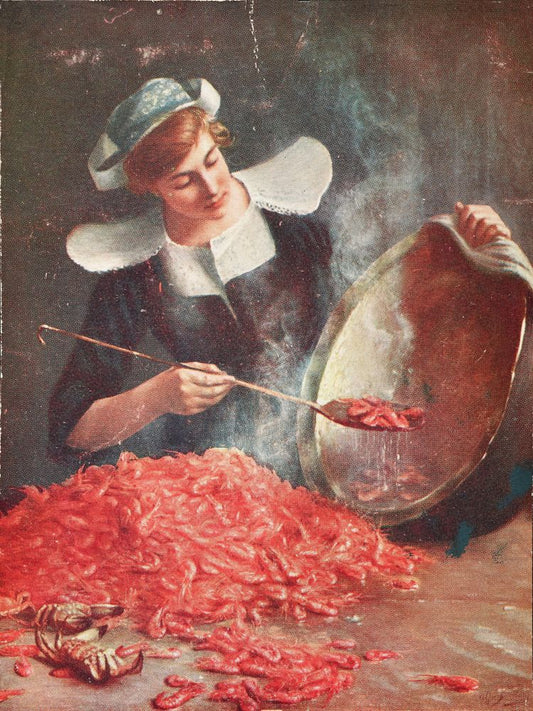 Cuisson de la Pêche Die gesottenen Fische Cooking of the fishing - by Alfred Guillou