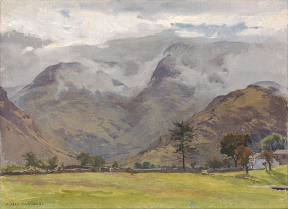 From Dungeon Ghyll - by Alfred Parsons