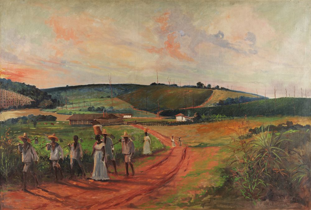 Volta do Eito - Fazenda Cachoeira, 1840 - by Alfredo Norfini