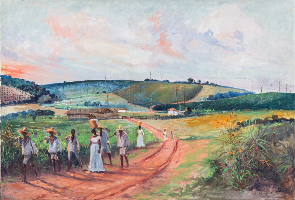 Volta do eito – Fazenda Cachoeira, 1840 - by Alfredo Norfini