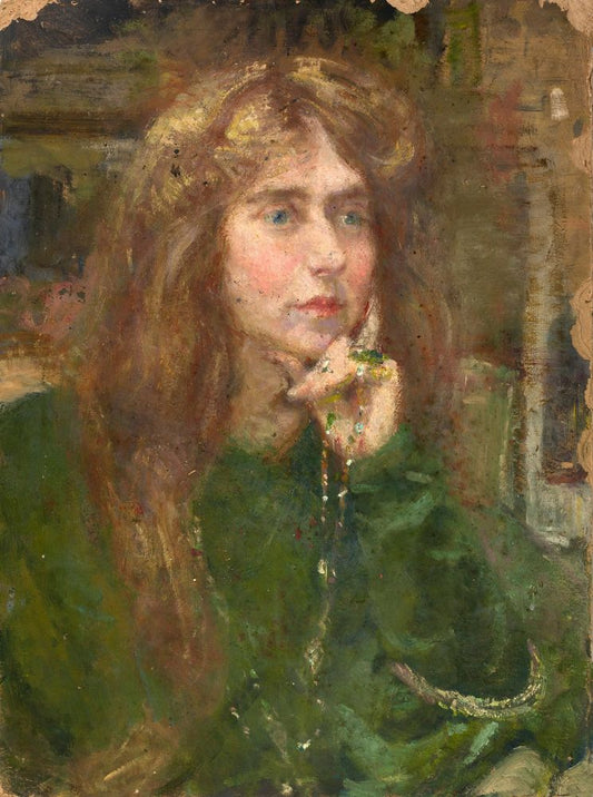 Natalie with Necklace - by Alice Pike Barney