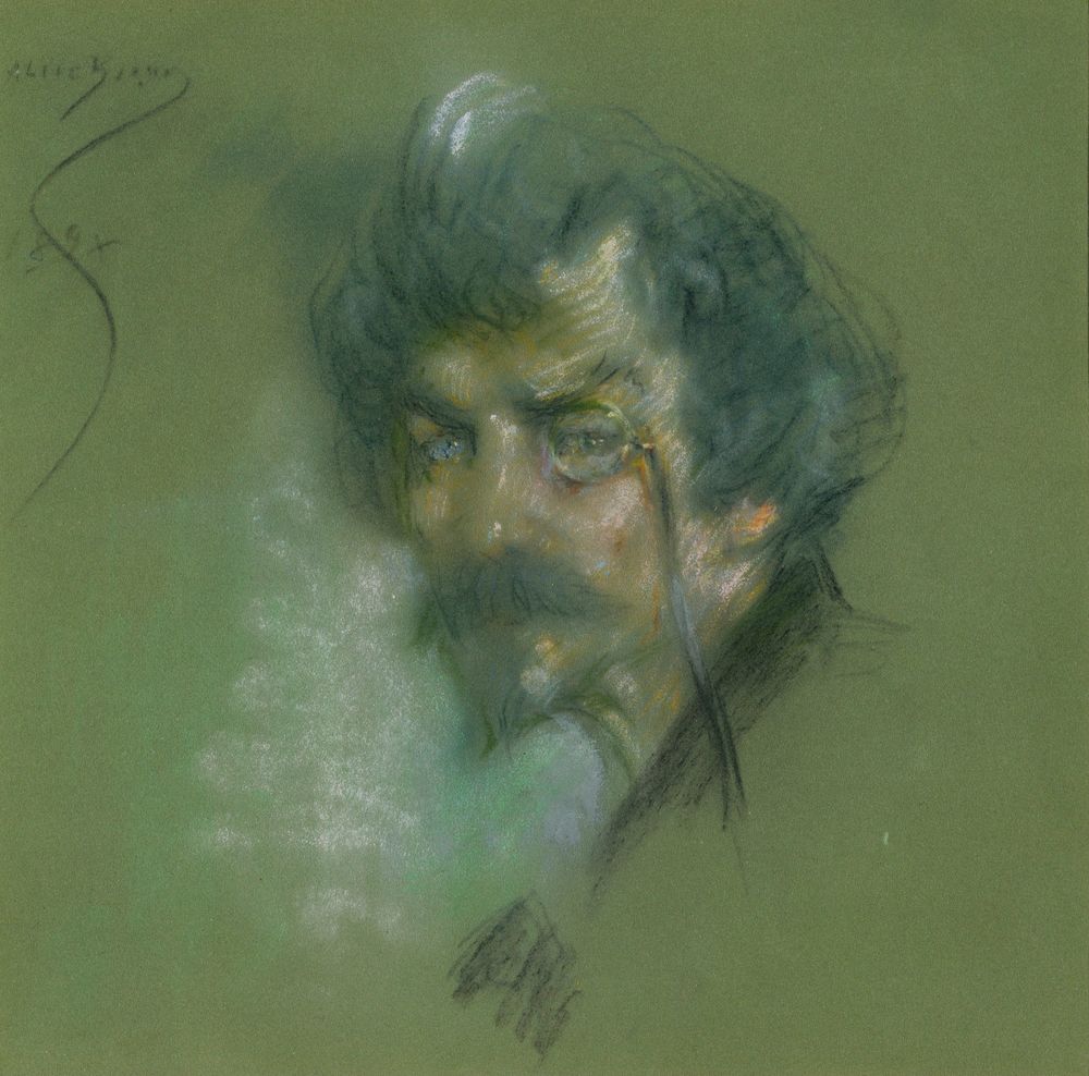 James Abbott McNeill Whistler - by Alice Pike Barney