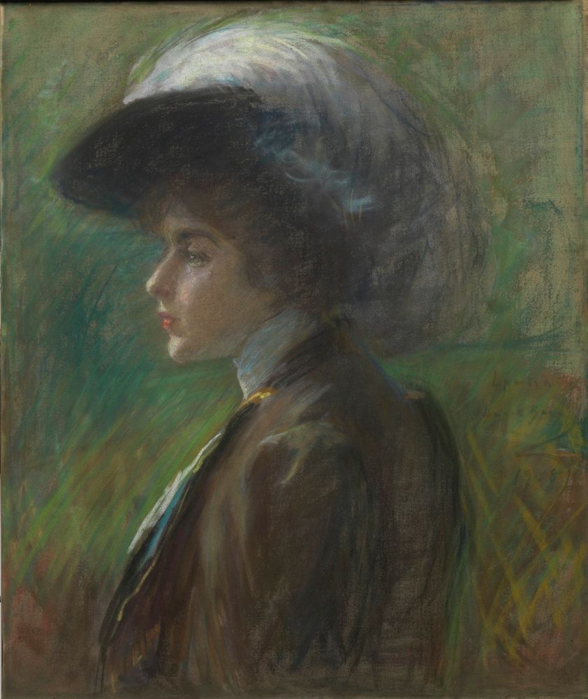 The Feathered Hat - by Alice Pike Barney