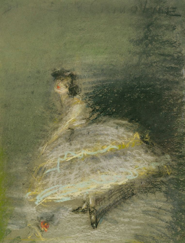 En Crinoline - by Alice Pike Barney